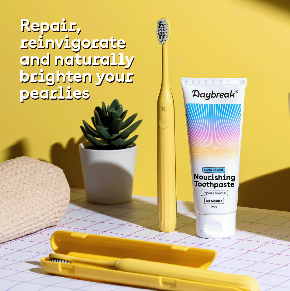 Use the Nourishing Toothpaste to reverse the ageing of your teeth