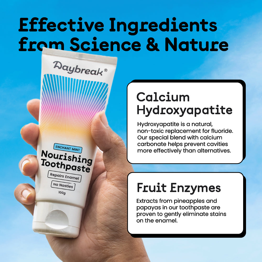 Daybreak Nourishing Toothpaste Ingredients from Science + Nature