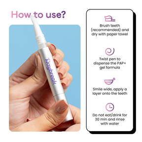 How to use teeth whitening pen